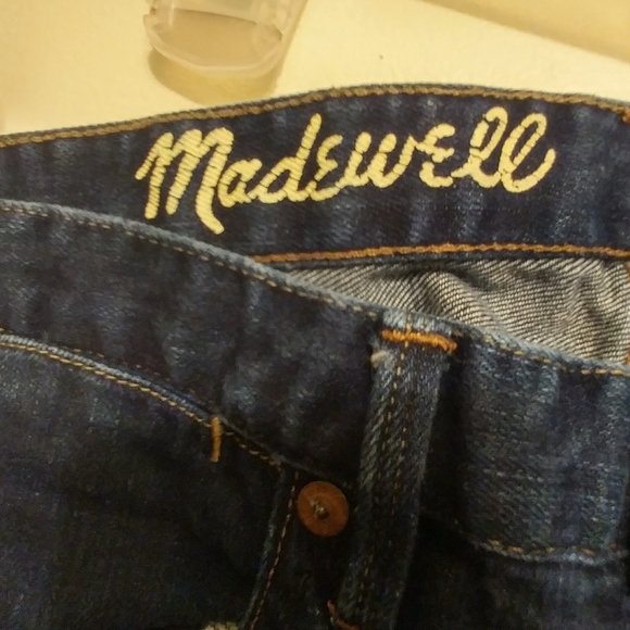 Madewell Skinny Skinny Dark Wash Jeans - Picture 2 of 9